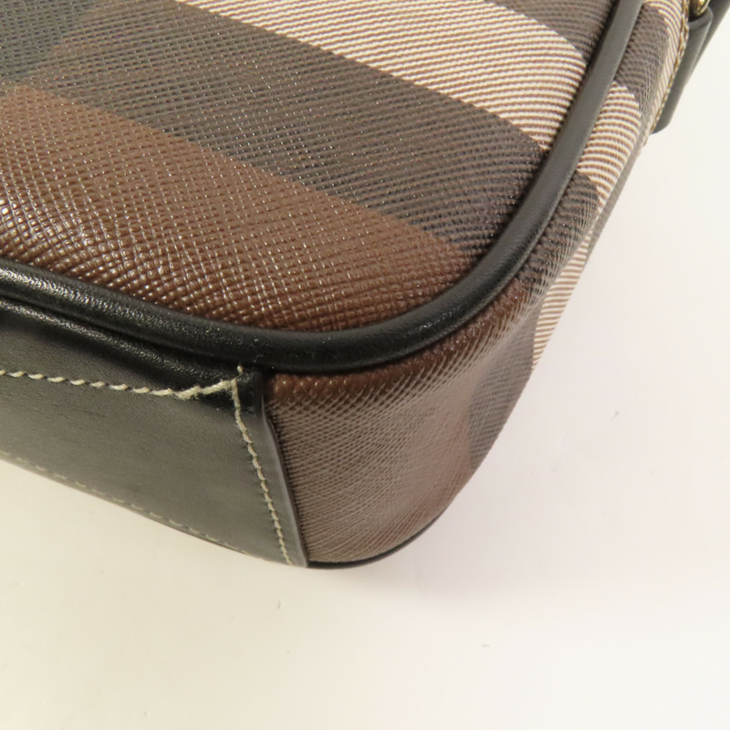 BURBERRY 塗層帆布Shoulder Bag肩背袋-11