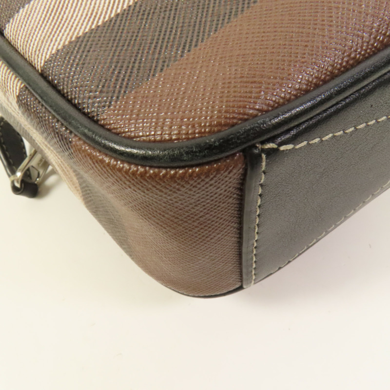 BURBERRY 塗層帆布Shoulder Bag肩背袋-12