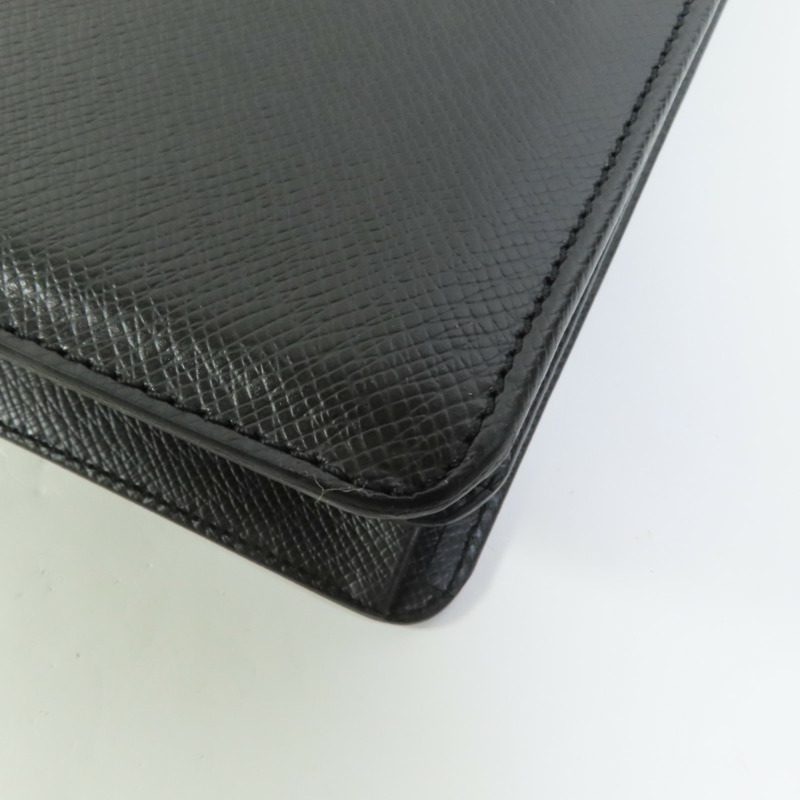 LOUIS VUITTON Taiga Laguito Business Bag銀扣公事包-12