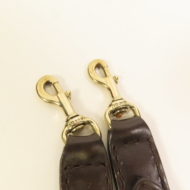 GUCCI 帆布2way Shoulder金扣手挽肩背兩用袋-6