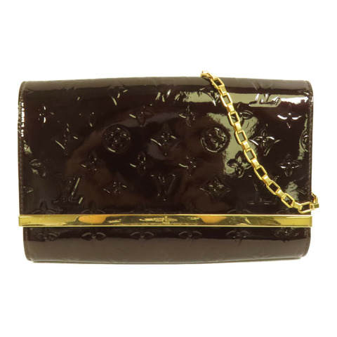 LOUIS VUITTON Monogram Vernis Ana金扣肩背袋