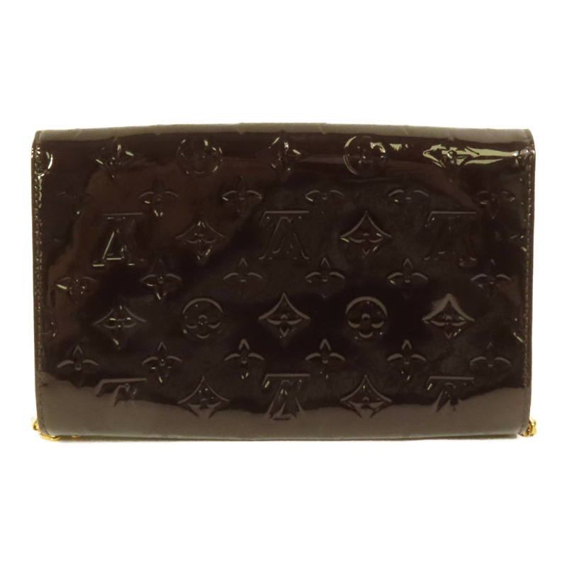 LOUIS VUITTON Monogram Vernis Ana金扣肩背袋-1