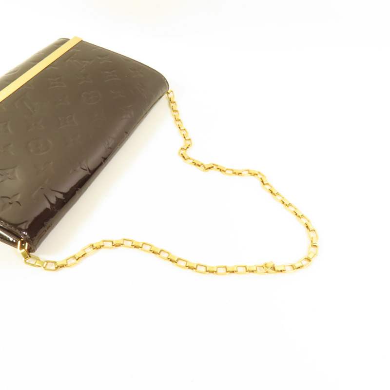 LOUIS VUITTON Monogram Vernis Ana金扣肩背袋-5