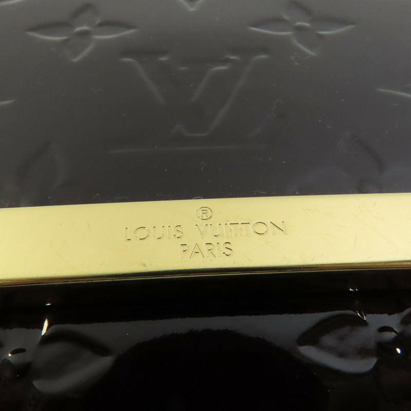 LOUIS VUITTON Monogram Vernis Ana金扣肩背袋-6