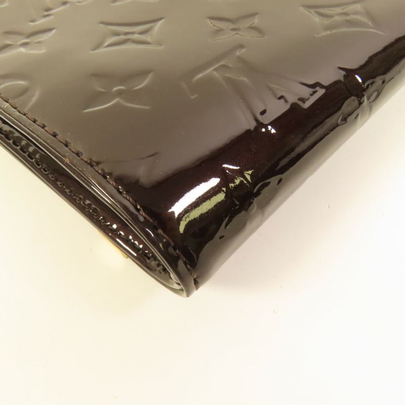 LOUIS VUITTON Monogram Vernis Ana金扣肩背袋-12