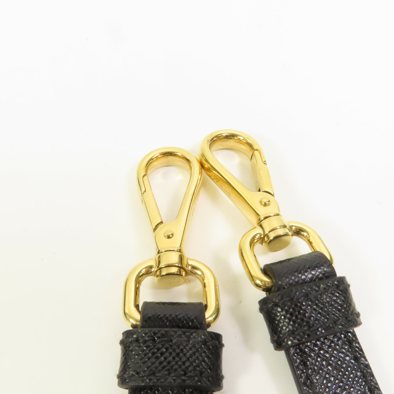 PRADA Saffiano皮革2Way Bag金扣手挽肩背兩用袋-6