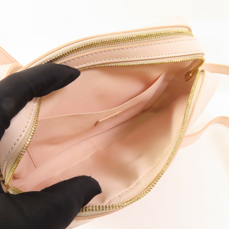 Furla 牛皮皮革Shoulder Bag金扣肩背袋-4