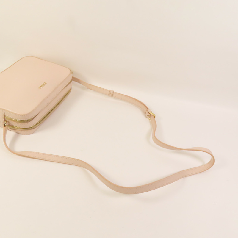 Furla 牛皮皮革Shoulder Bag金扣肩背袋-5