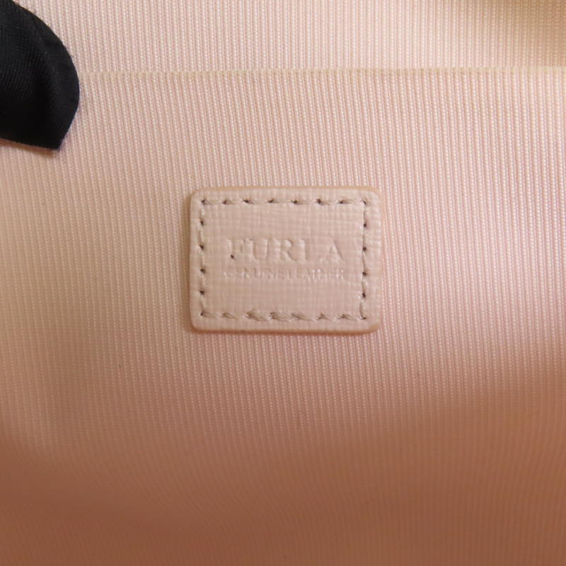 Furla 牛皮皮革Shoulder Bag金扣肩背袋-8