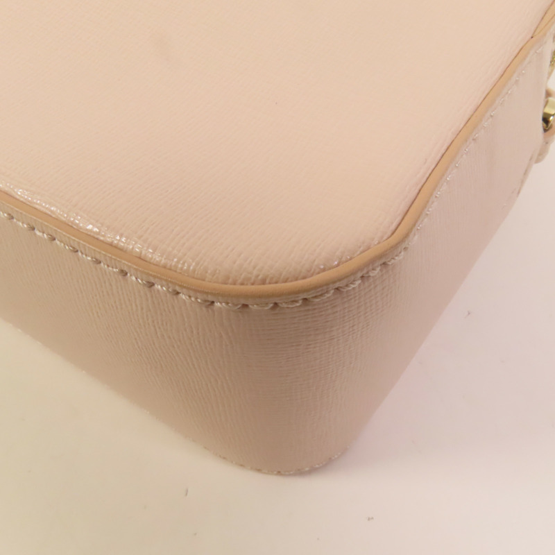 Furla 牛皮皮革Shoulder Bag金扣肩背袋-14