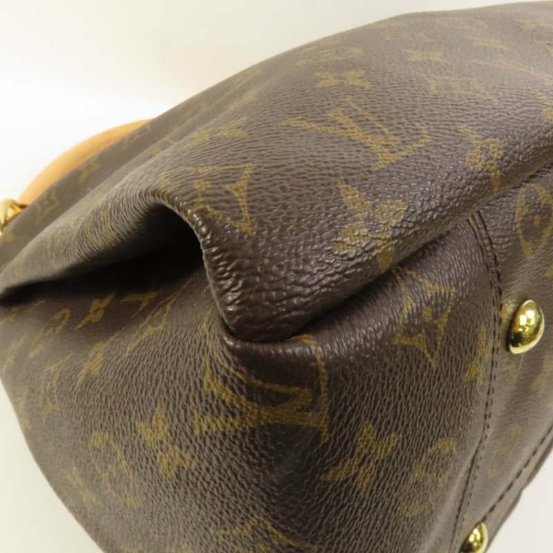 LOUIS VUITTON Monogram Artsy MM金扣肩背袋-10