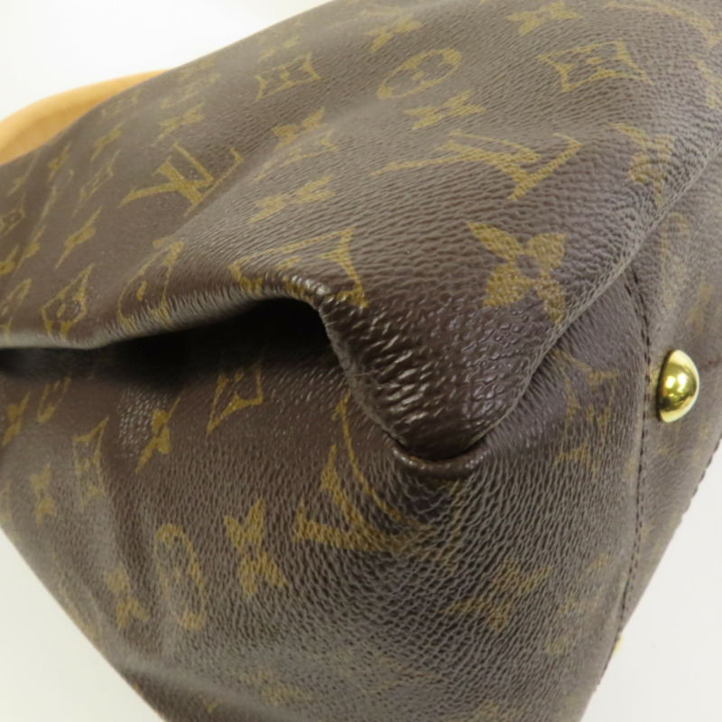 LOUIS VUITTON Monogram Artsy MM金扣肩背袋-13