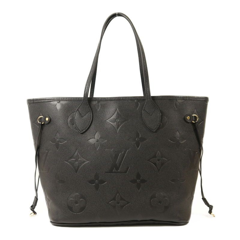 LOUIS VUITTON Monogram Empreinte Neverfull MM金扣手挽袋-2