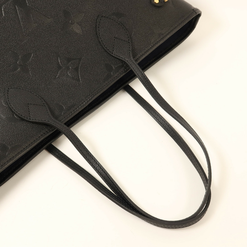 LOUIS VUITTON Monogram Empreinte Neverfull MM金扣手挽袋-7