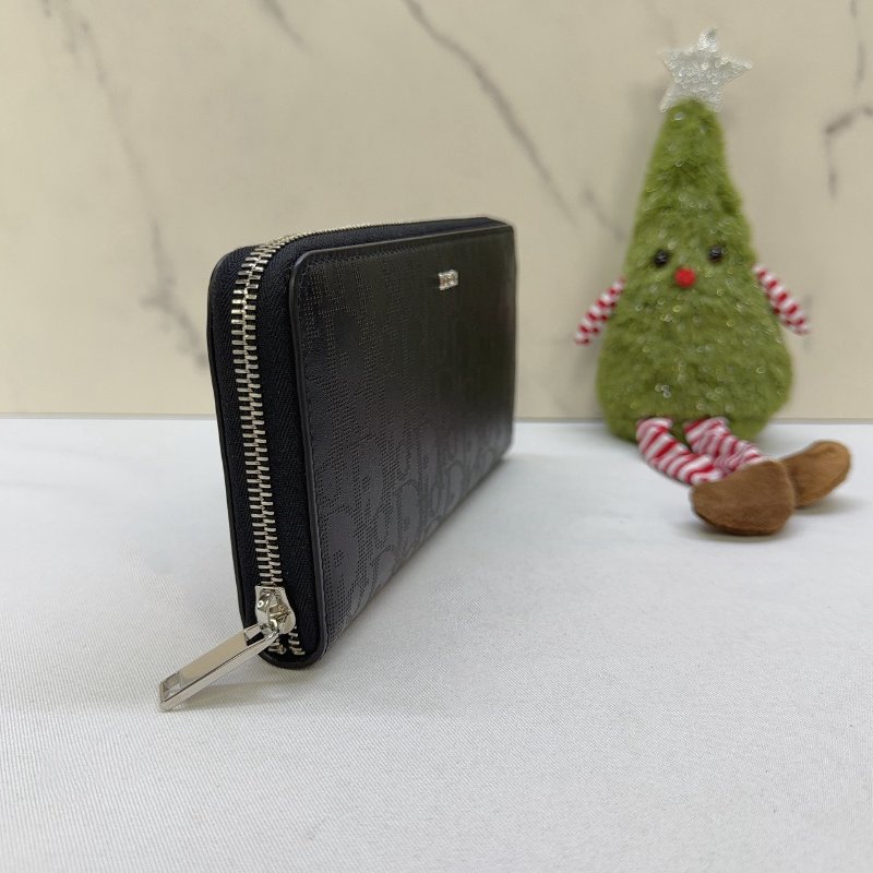 DIOR Oblique Galaxy皮革長夾-3