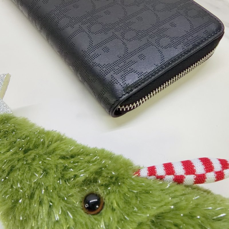 DIOR Oblique Galaxy皮革長夾-5