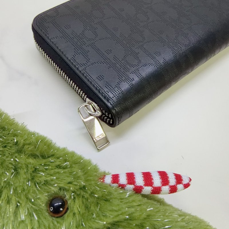 DIOR Oblique Galaxy皮革長夾-6