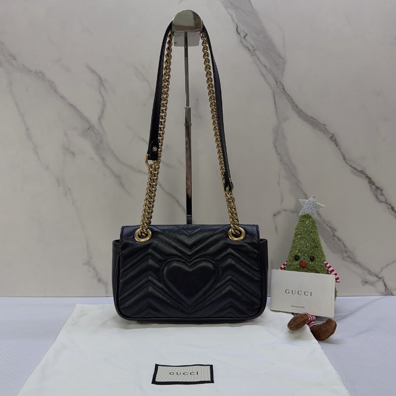 GUCCI 雙G Marmont小型肩背包-1