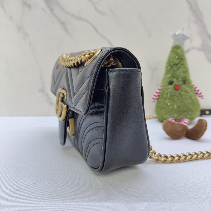 GUCCI 雙G Marmont小型肩背包-2