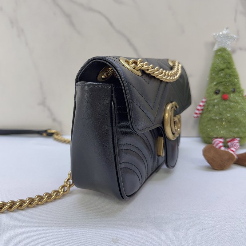 GUCCI 雙G Marmont小型肩背包-3