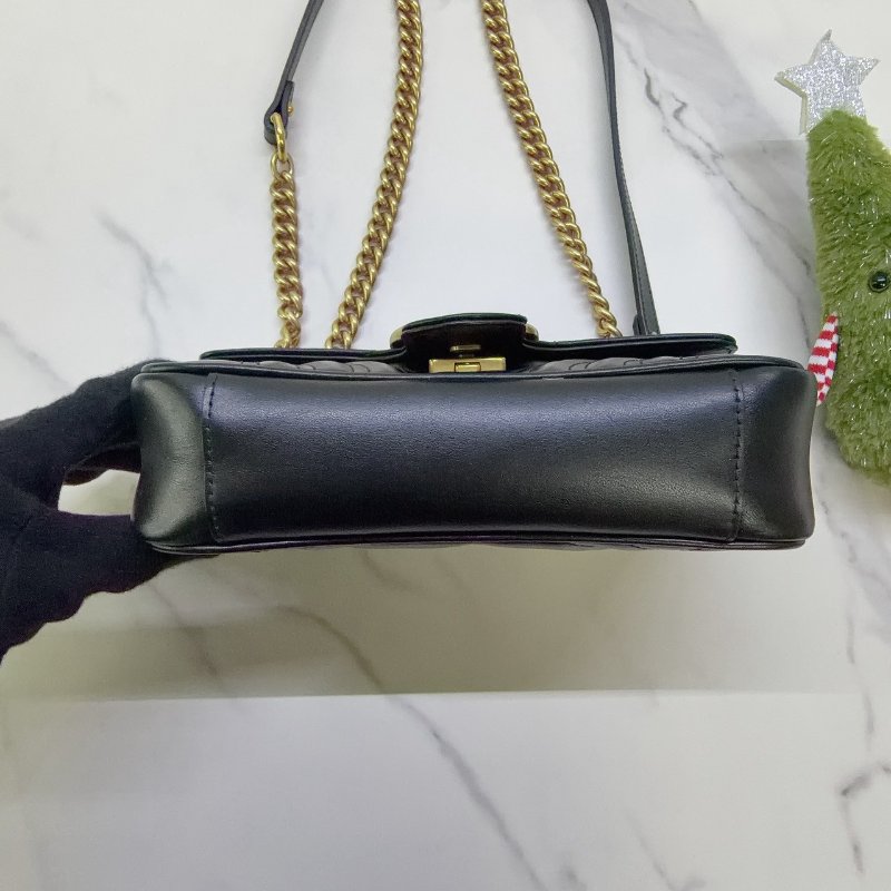 GUCCI 雙G Marmont小型肩背包-7