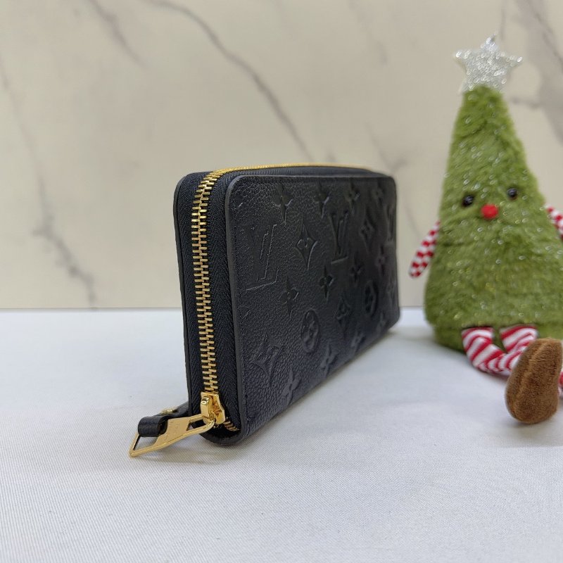 LV Empreinte牛皮壓紋拉鍊長夾-3