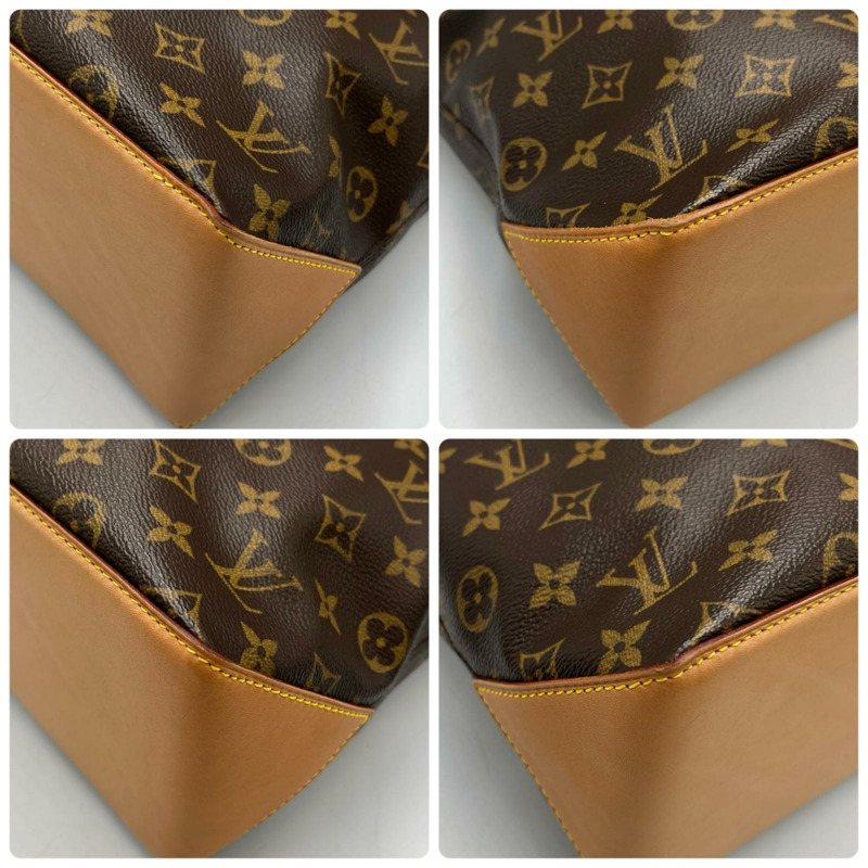 路易威登 Cabas 鋼琴托特包 M51148 Monogram 帆布棕色女士款-4