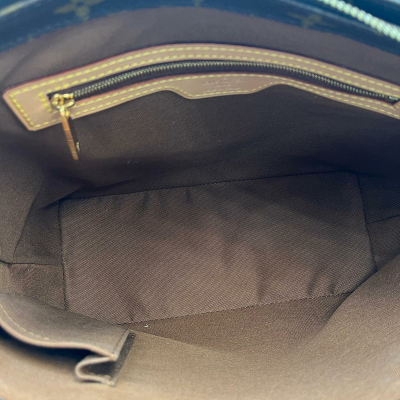 路易威登 Cabas 鋼琴托特包 M51148 Monogram 帆布棕色女士款-7