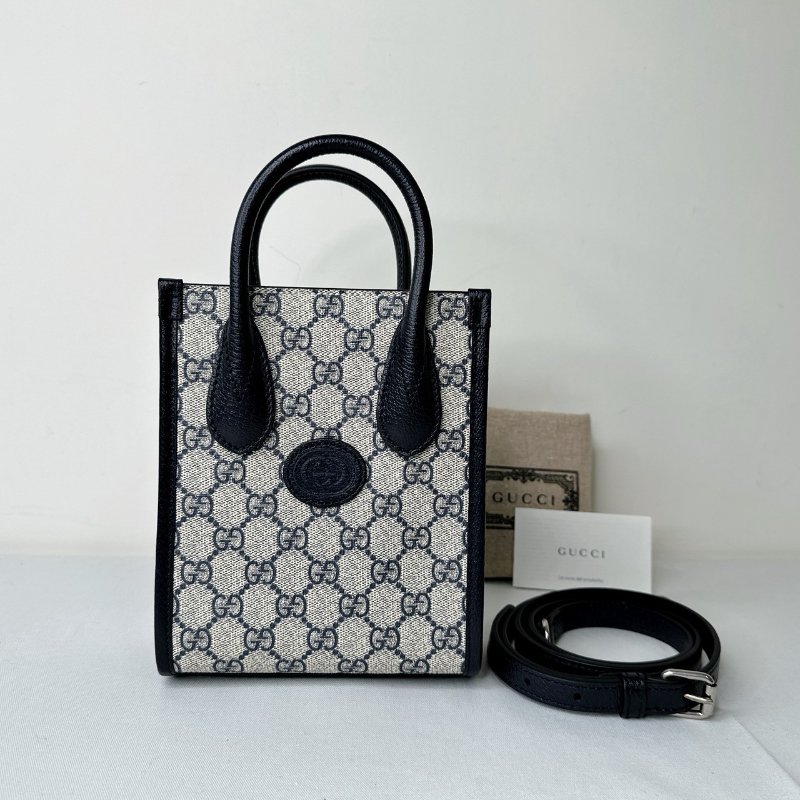 GUCCI 全新mini深藍琴譜包-0