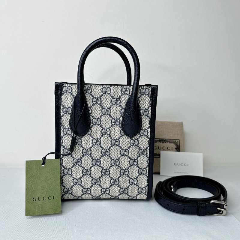 GUCCI 全新mini深藍琴譜包-1
