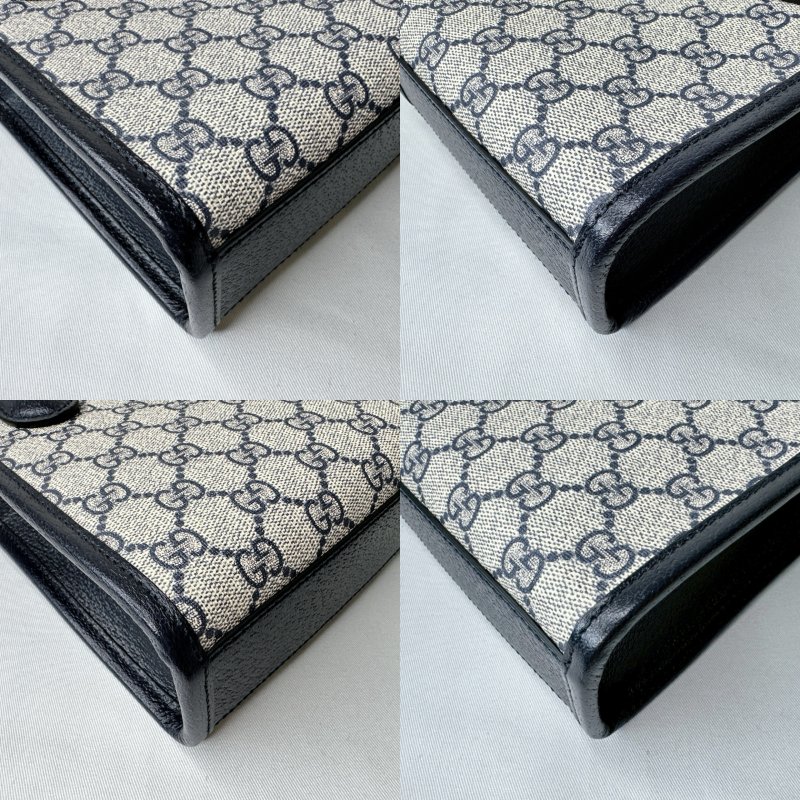 GUCCI 全新mini深藍琴譜包-10