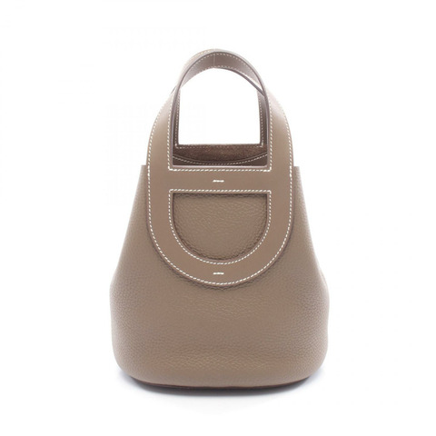 愛馬仕 (HERMES) in the loop 18 手提包 W Taurillon Clemence Etoupe 灰色 二手 GHW