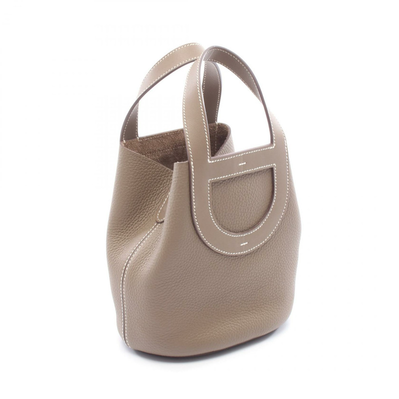 愛馬仕 (HERMES) in the loop 18 手提包 W Taurillon Clemence Etoupe 灰色 二手 GHW-1