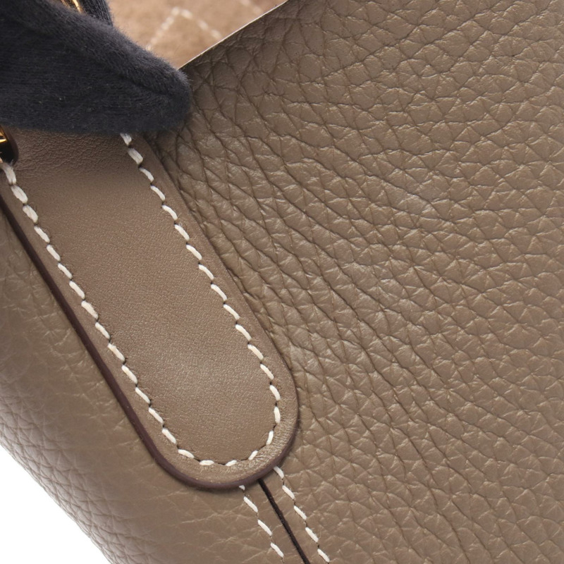 愛馬仕 (HERMES) in the loop 18 手提包 W Taurillon Clemence Etoupe 灰色 二手 GHW-7