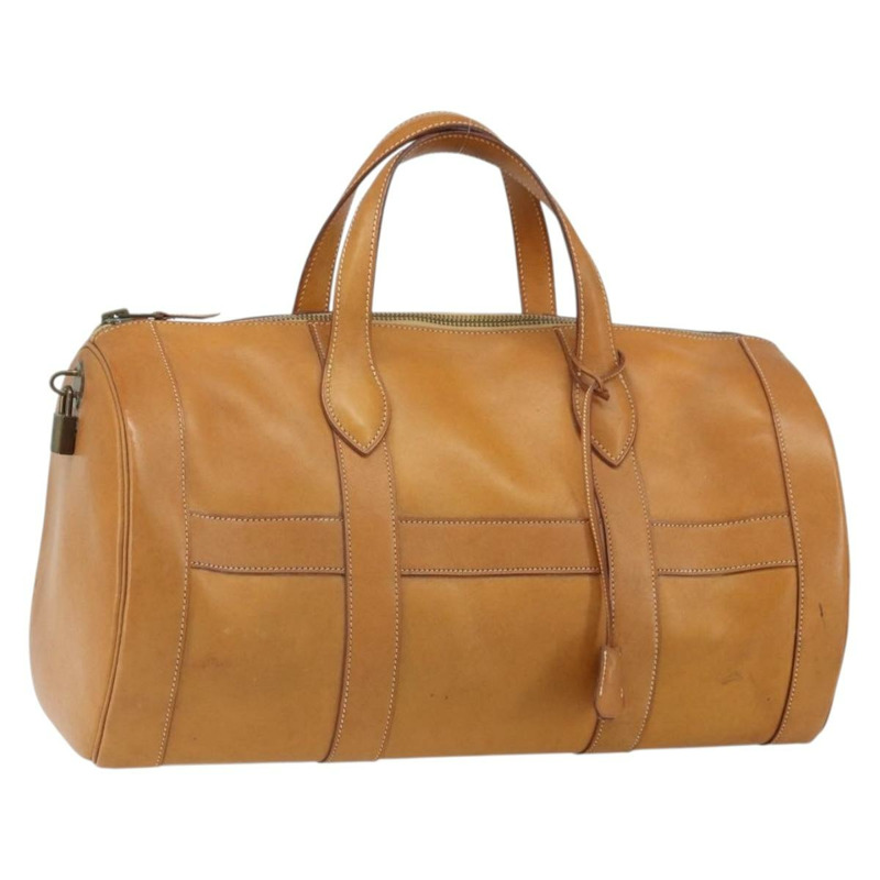 【日本直送】愛馬仕早期款棕色真皮手提包,正品編號168481-0