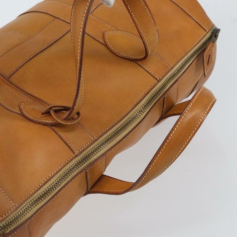 【日本直送】愛馬仕早期款棕色真皮手提包,正品編號168481-5