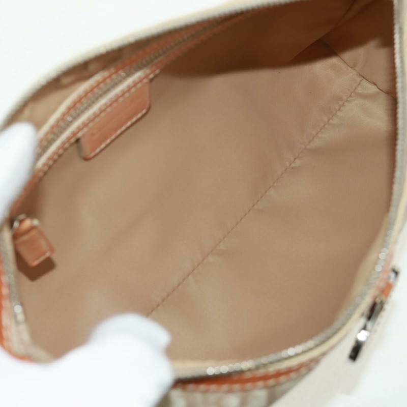 【日本直送】Christian Dior Trotter帆布浪漫手提包 PVC米色銀色 正品 168086V-8