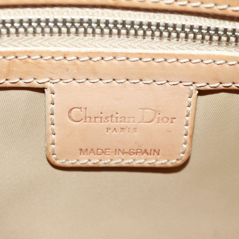 【日本直送】Christian Dior Trotter帆布浪漫手提包 PVC米色銀色 正品 168086V-22
