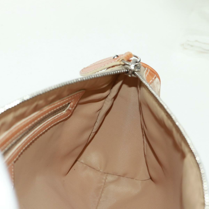 【日本直送】Christian Dior Trotter帆布浪漫手提包 PVC米色銀色 正品 168086V-23