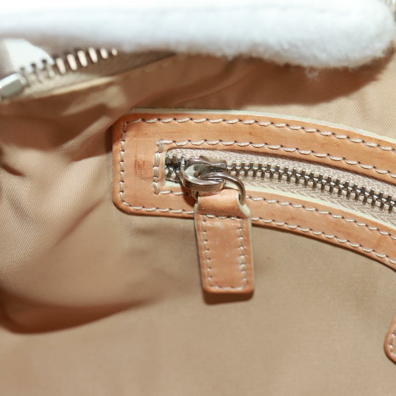 【日本直送】Christian Dior Trotter帆布浪漫手提包 PVC米色銀色 正品 168086V-25