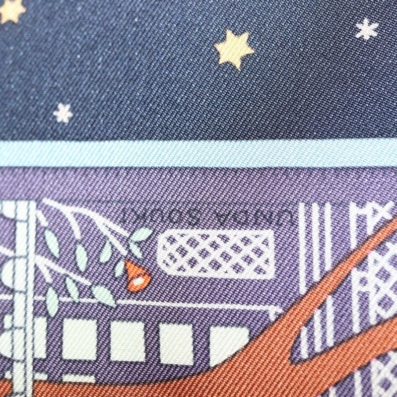 【日本直送】HERMES Carre 90 圍巾「Objets de Curiosite」真絲多色正品 166411SAM-12