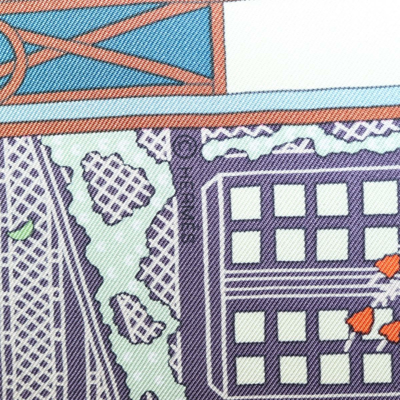 【日本直送】HERMES Carre 90 圍巾「Objets de Curiosite」真絲多色正品 166411SAM-13