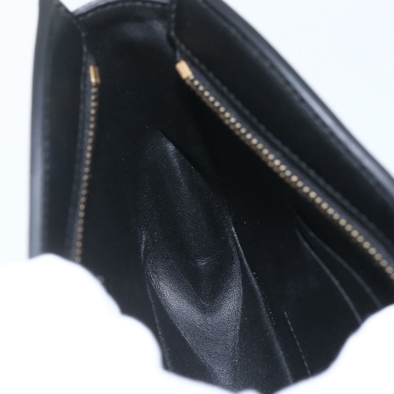 【日本直送】Christian Dior 黑色金色皮革肩背包，正品 ka1879SAM-20