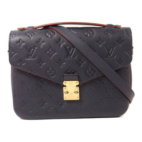 LOUIS VUITTON Monogram Empreinte Pochette Metis金扣手挽肩背兩用袋