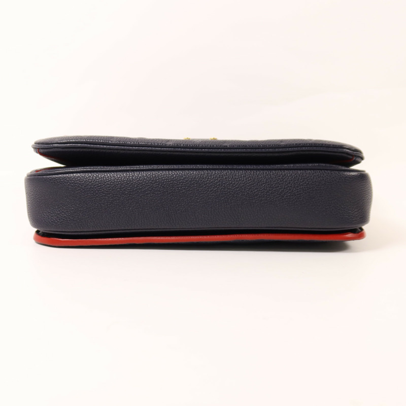 LOUIS VUITTON Monogram Empreinte Pochette Metis金扣手挽肩背兩用袋-3