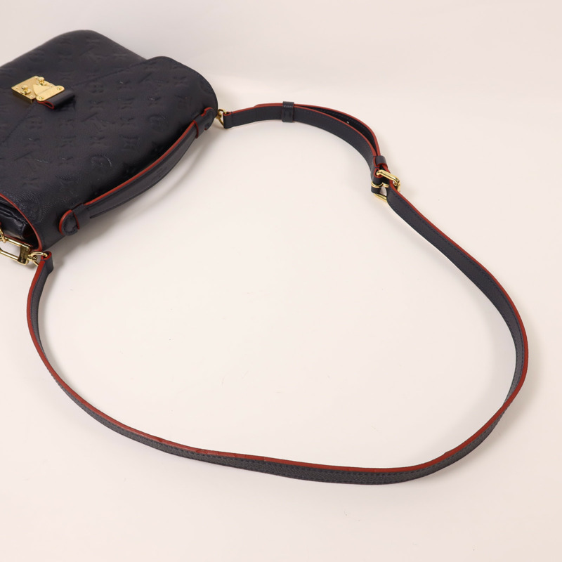 LOUIS VUITTON Monogram Empreinte Pochette Metis金扣手挽肩背兩用袋-7