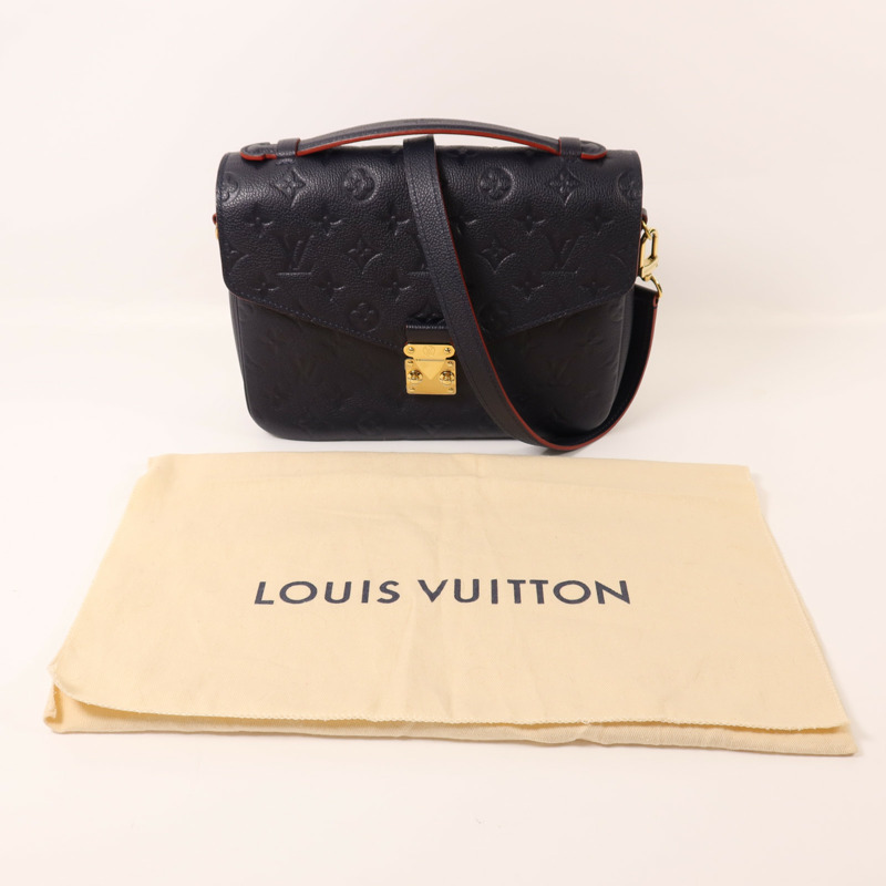 LOUIS VUITTON Monogram Empreinte Pochette Metis金扣手挽肩背兩用袋-8