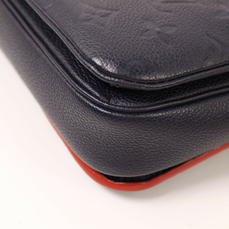 LOUIS VUITTON Monogram Empreinte Pochette Metis金扣手挽肩背兩用袋-11