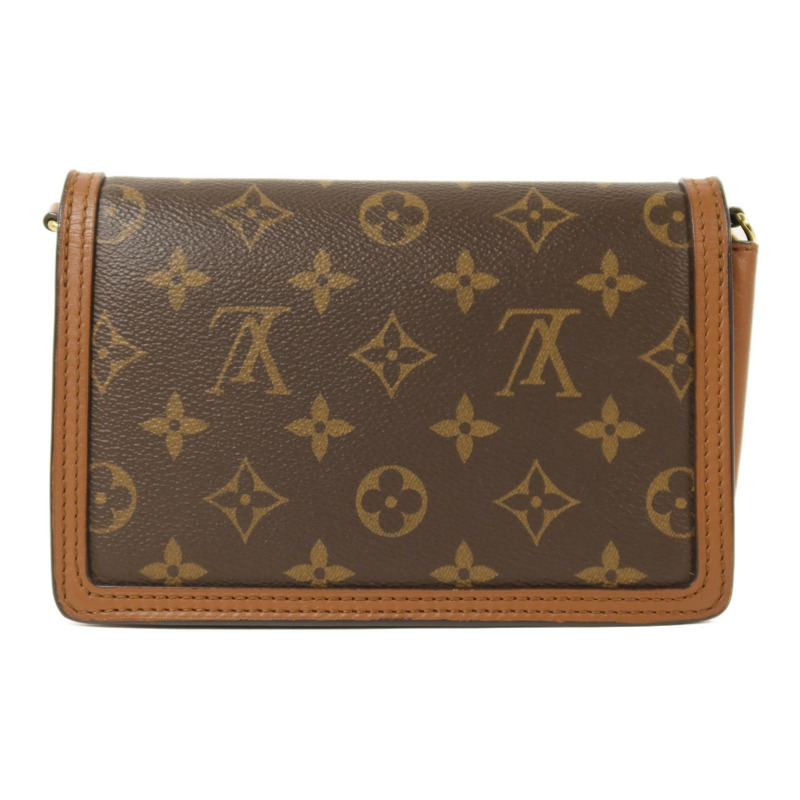 LOUIS VUITTON Monogram Reverse Dauphinec金扣鏈帶肩背袋-1