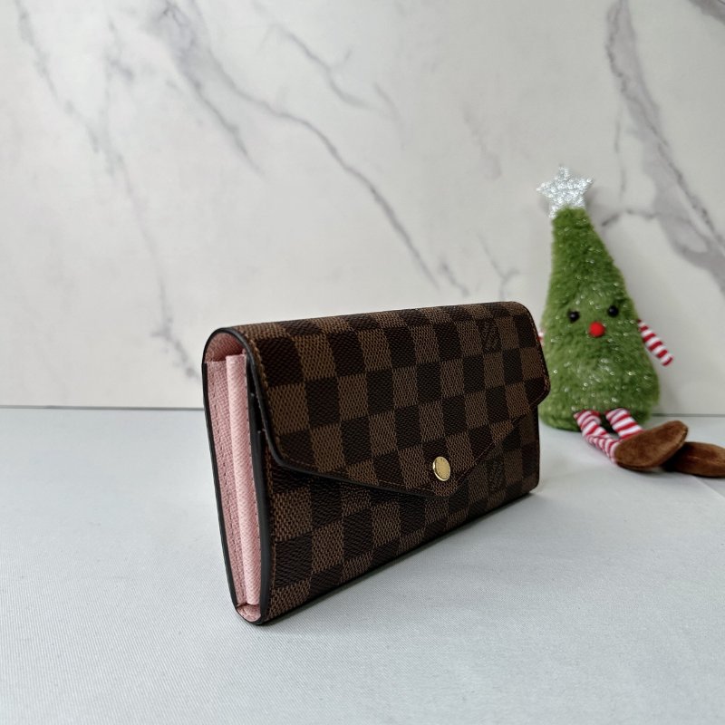 LV Sarah棋盤格翻蓋長夾-3